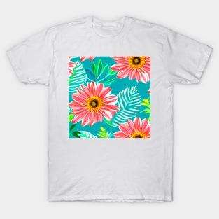 Watercolor Seamless Floral Pattern T-Shirt